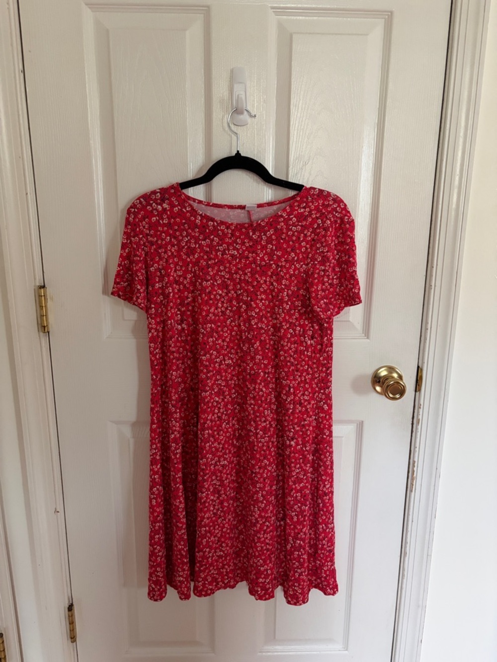 Old Navy Red Floral Mini Dress